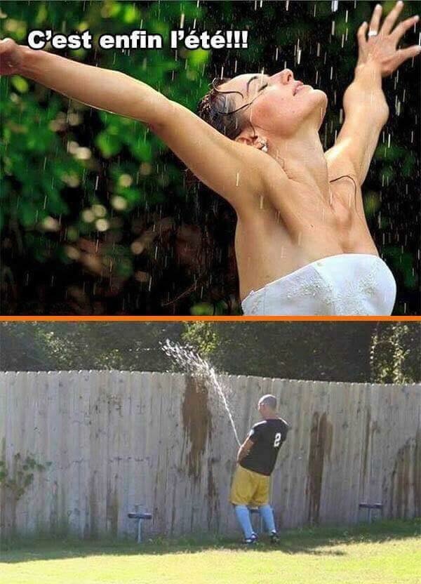 Pluie sous le soleil